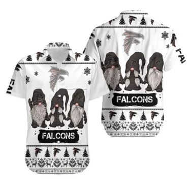 Atlanta Falcons Winter Gnome Hawaiian Shirt Unisex T-shirt, Sweatshirt, Hoodie, Long Sleeve Tee - T-Shirt, Sweatshirt, Hoodie