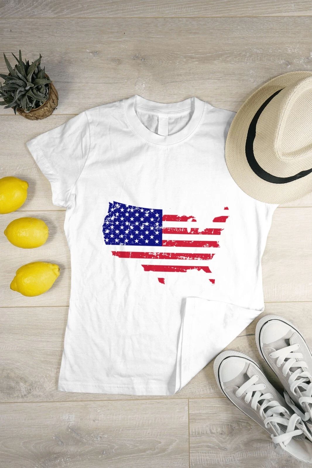 USA Map Flag T-Shirt  American Pride Tee, 4th of July Unisex Shirt Unisex T-shirt, Sweatshirt, Hoodie, Long Sleeve Tee - T-Shirt, Sweatshirt, Hoodie