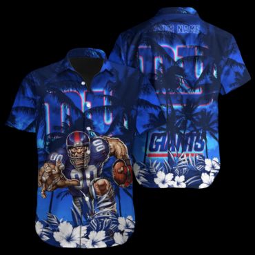 Personalized New York Giants Ocean Drive Hawaiian Shirt Unisex T-shirt, Sweatshirt, Hoodie, Long Sleeve Tee - T-Shirt, Sweatshirt, Hoodie