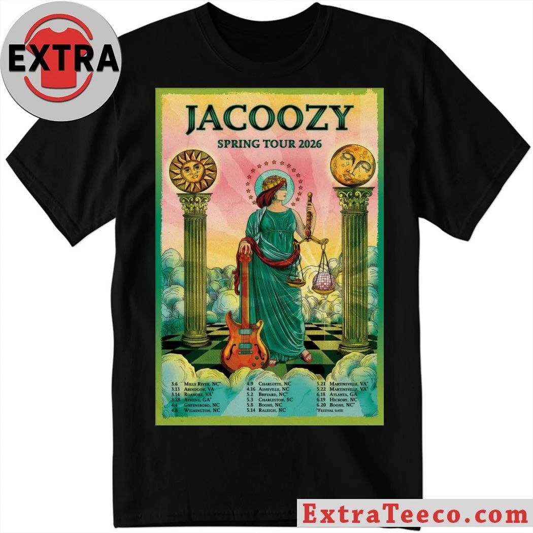 Original Jacoozy Spring Tour 26 Poster Shirt Unisex T-shirt, Sweatshirt, Hoodie, Long Sleeve Tee - T-Shirt, Sweatshirt, Hoodie