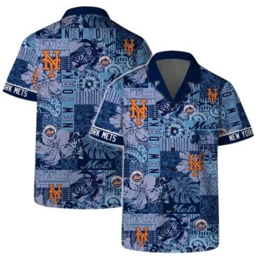New York Mets Sunset Paradise Hawaiian Shirt Unisex T-shirt, Sweatshirt, Hoodie, Long Sleeve Tee - T-Shirt, Sweatshirt, Hoodie