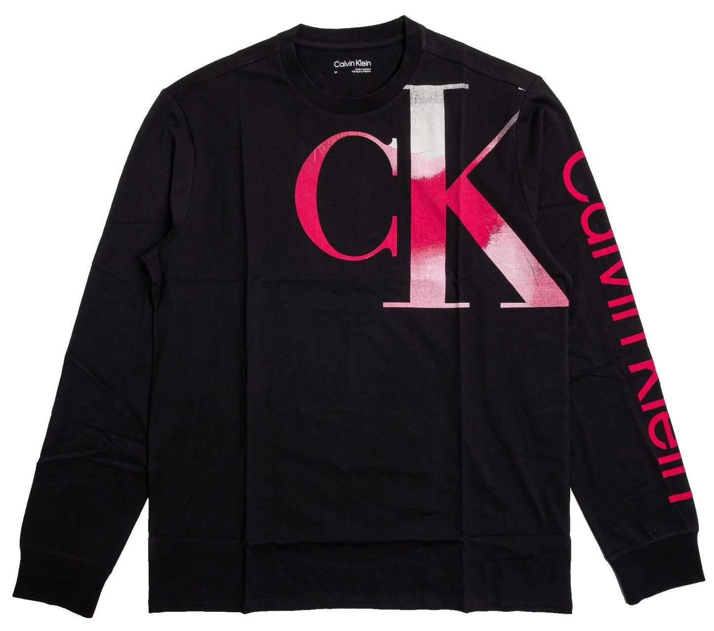 CALVIN KLEIN BNWT MENS LONG SLEEVE CLOUD PRINTED LOGO COTTON T-SHIRT sz M BLACK Unisex T-shirt, Sweatshirt, Hoodie, Long Sleeve Tee - T-Shirt, Sweatshirt, Hoodie