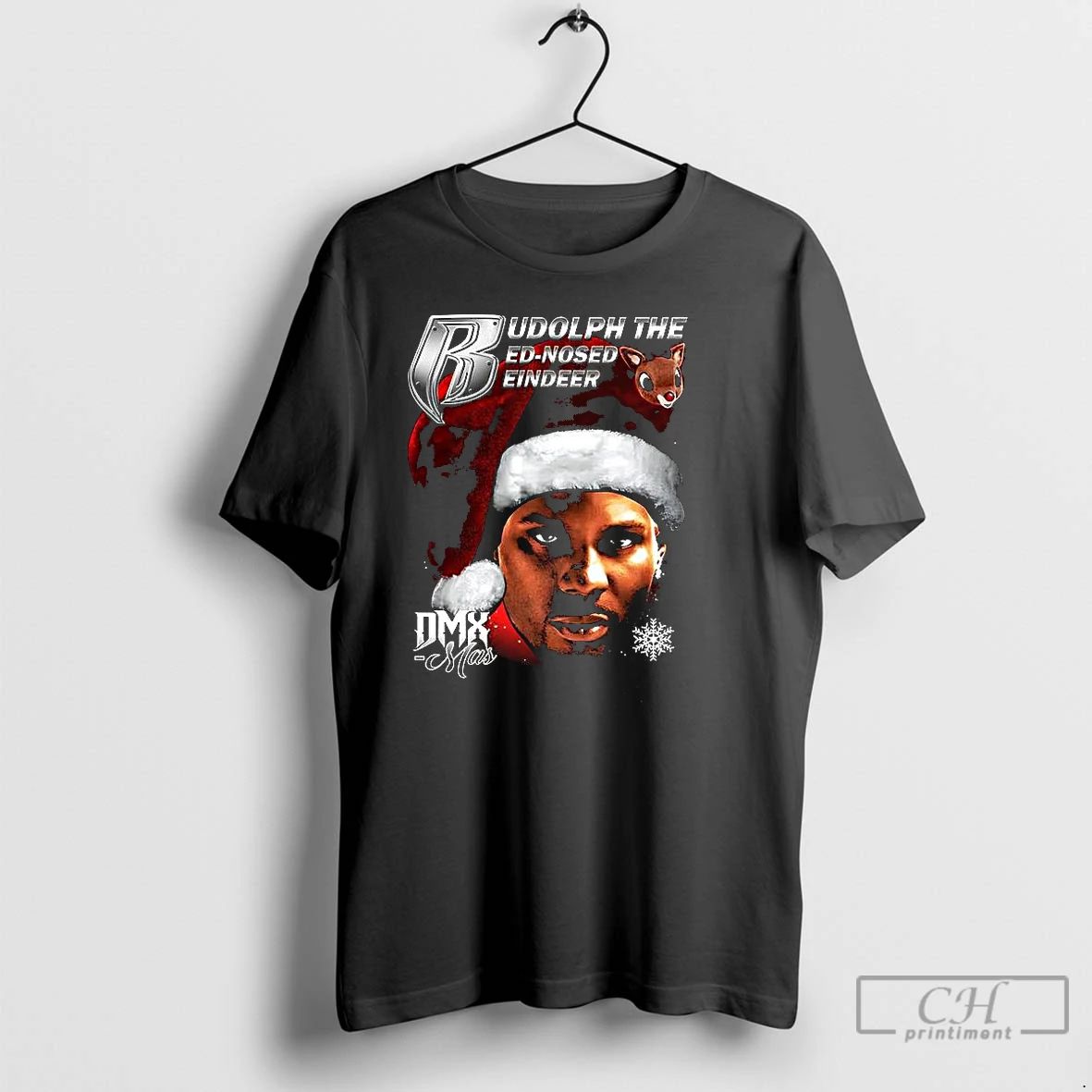 Premium Rudolph The Red Nosed Reindeer Christmas Hat T Shirts Unisex T-shirt, Sweatshirt, Hoodie, Long Sleeve Tee - T-Shirt, Sweatshirt, Hoodie