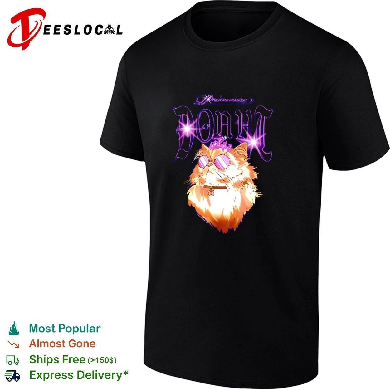 Princess Donut Dungeon Crawler Carl Cat T-shirt Unisex T-shirt, Sweatshirt, Hoodie, Long Sleeve Tee - T-Shirt, Sweatshirt, Hoodie