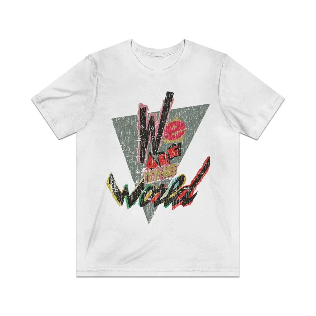 We Are the World 1985 Vintage Men's T-Shirt Unisex T-shirt, Sweatshirt, Hoodie, Long Sleeve Tee - T-Shirt, Sweatshirt, Hoodie