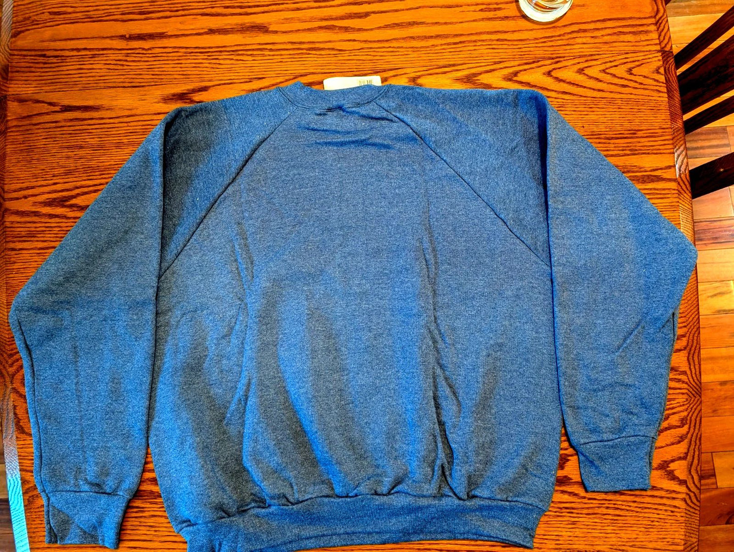 Fruit Of The Loom XL Sweat shirts. 90s Vintage, made in USA. new with tags. Blue Unisex T-shirt, Sweatshirt, Hoodie, Long Sleeve Tee - T-Shirt, Sweatshirt, Hoodie