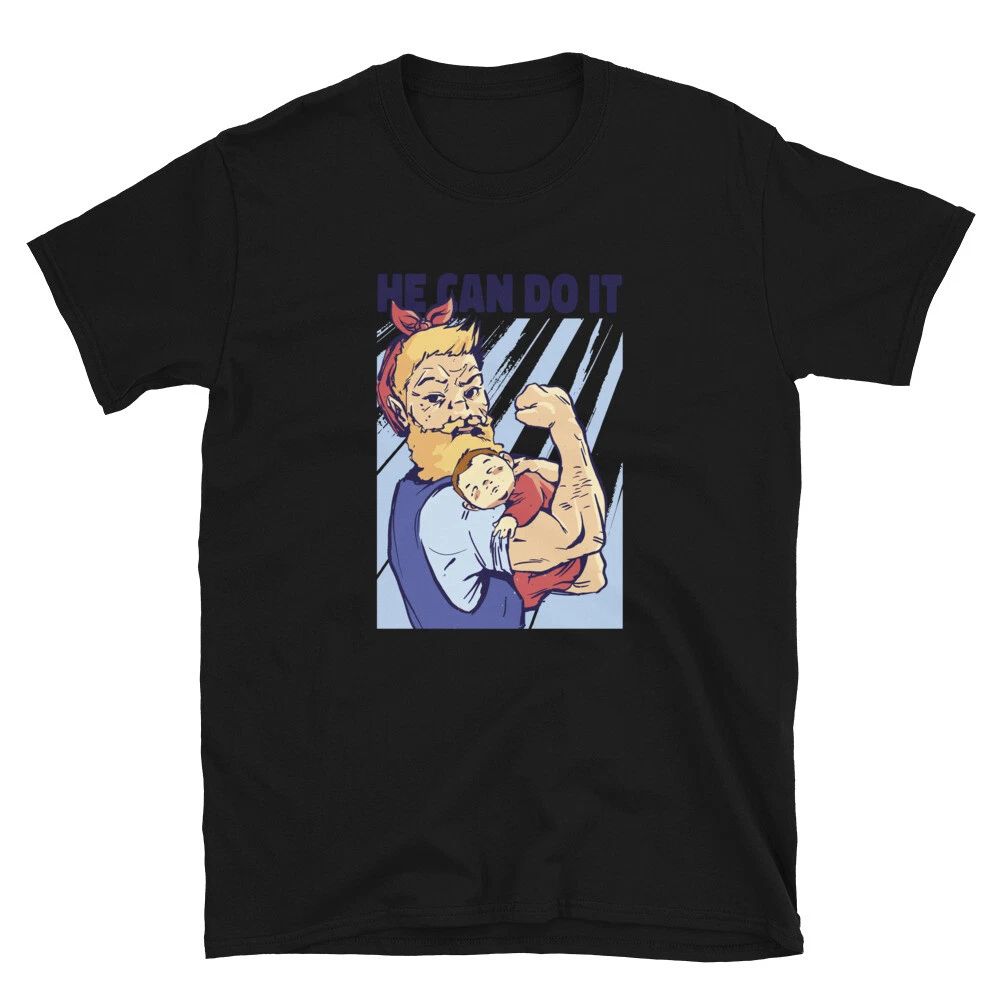 New Dad Modern Era Man Stay AT Home Dad Gears T-Shirt Unisex T-shirt, Sweatshirt, Hoodie, Long Sleeve Tee - T-Shirt, Sweatshirt, Hoodie