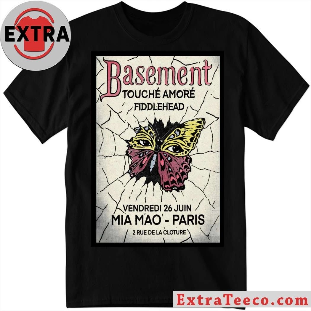 Original Basement Paris FR On June 26 2026 Poster Shirt Unisex T-shirt, Sweatshirt, Hoodie, Long Sleeve Tee - T-Shirt, Sweatshirt, Hoodie