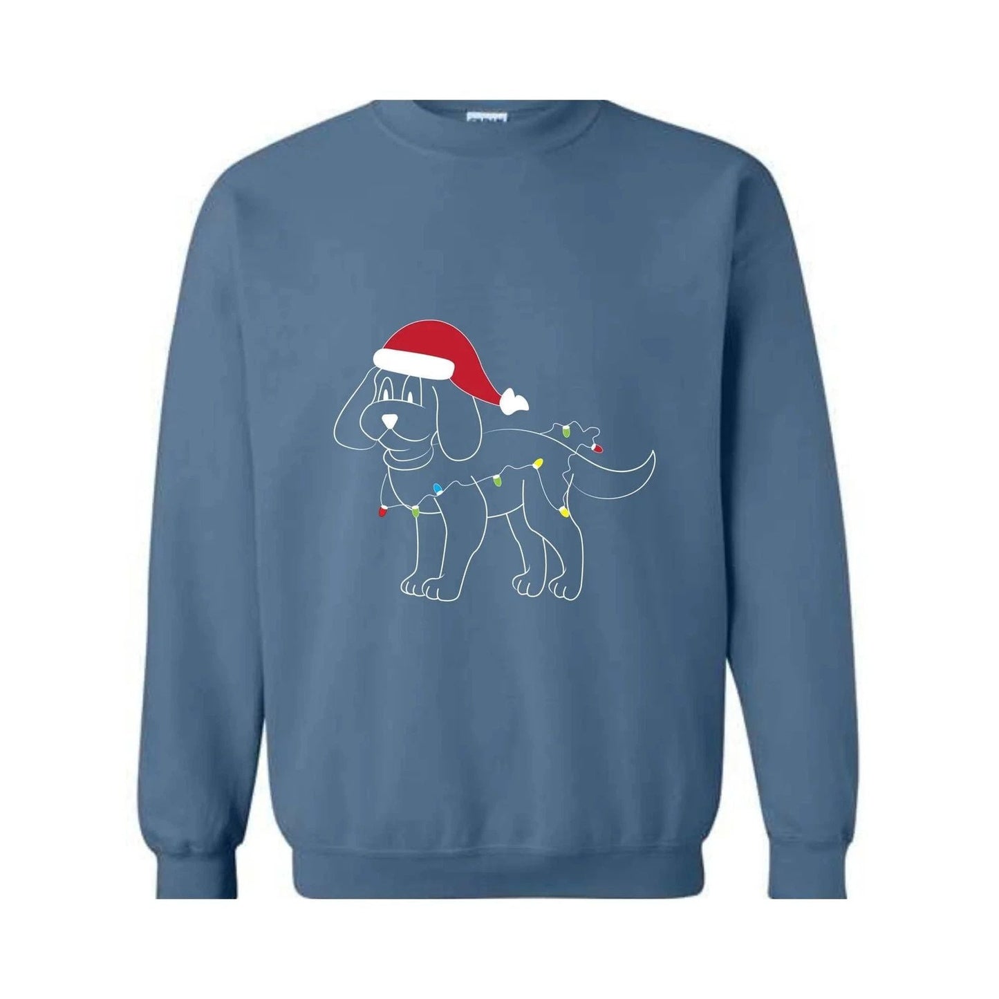Christmas Dachshund Sweatshirt, Santa Dachshund Sweatshirt, Cute Dachshund Sweat Unisex T-shirt, Sweatshirt, Hoodie, Long Sleeve Tee - T-Shirt, Sweatshirt, Hoodie