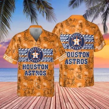 Houston Astros Tropical Horizon Hawaiian Shirt Unisex T-shirt, Sweatshirt, Hoodie, Long Sleeve Tee - T-Shirt, Sweatshirt, Hoodie