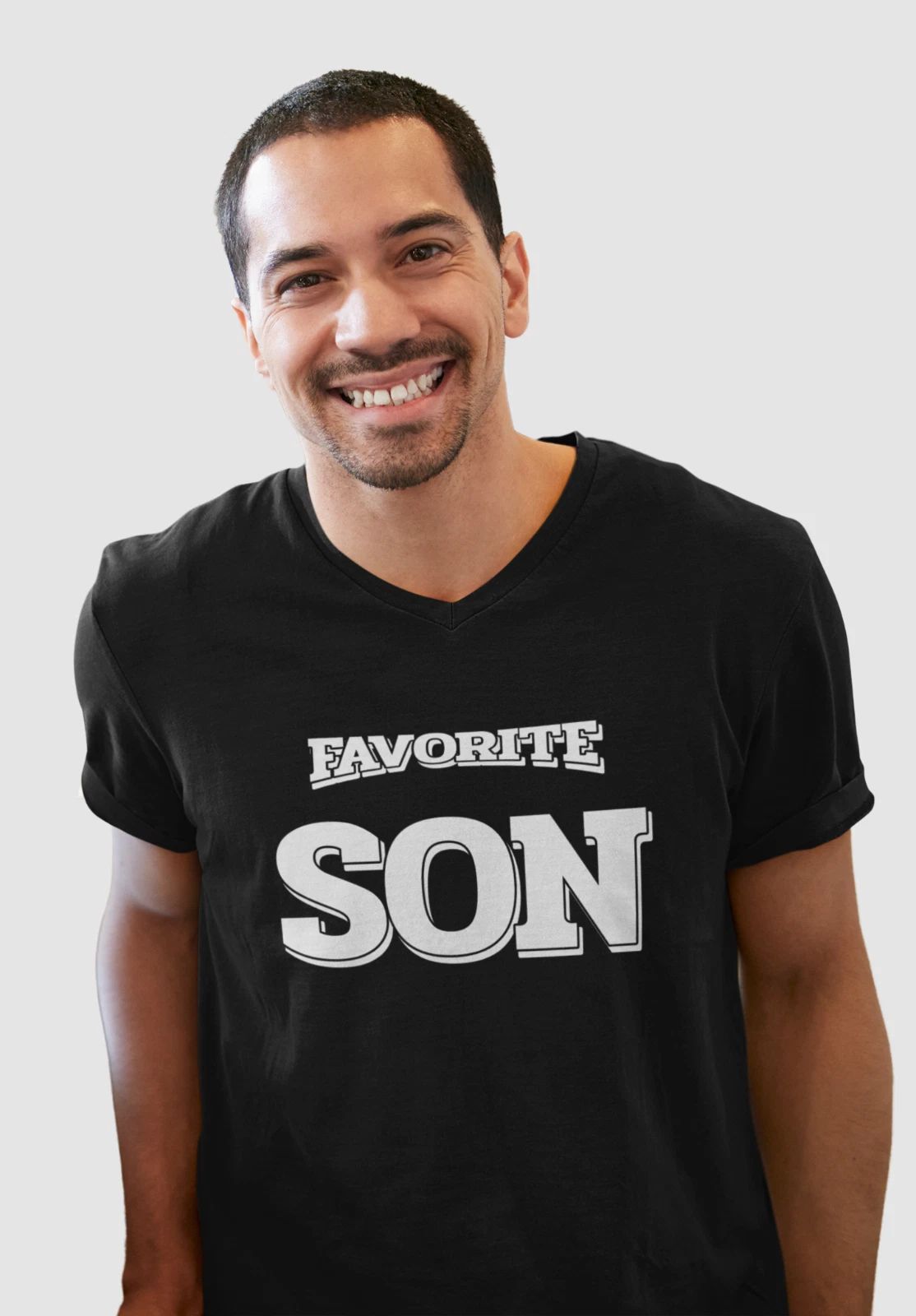 V-neck Favorite Son Shirt Birthday Gift Family Reunion Sibiling Gifts Only Child Unisex T-shirt, Sweatshirt, Hoodie, Long Sleeve Tee - T-Shirt, Sweatshirt, Hoodie