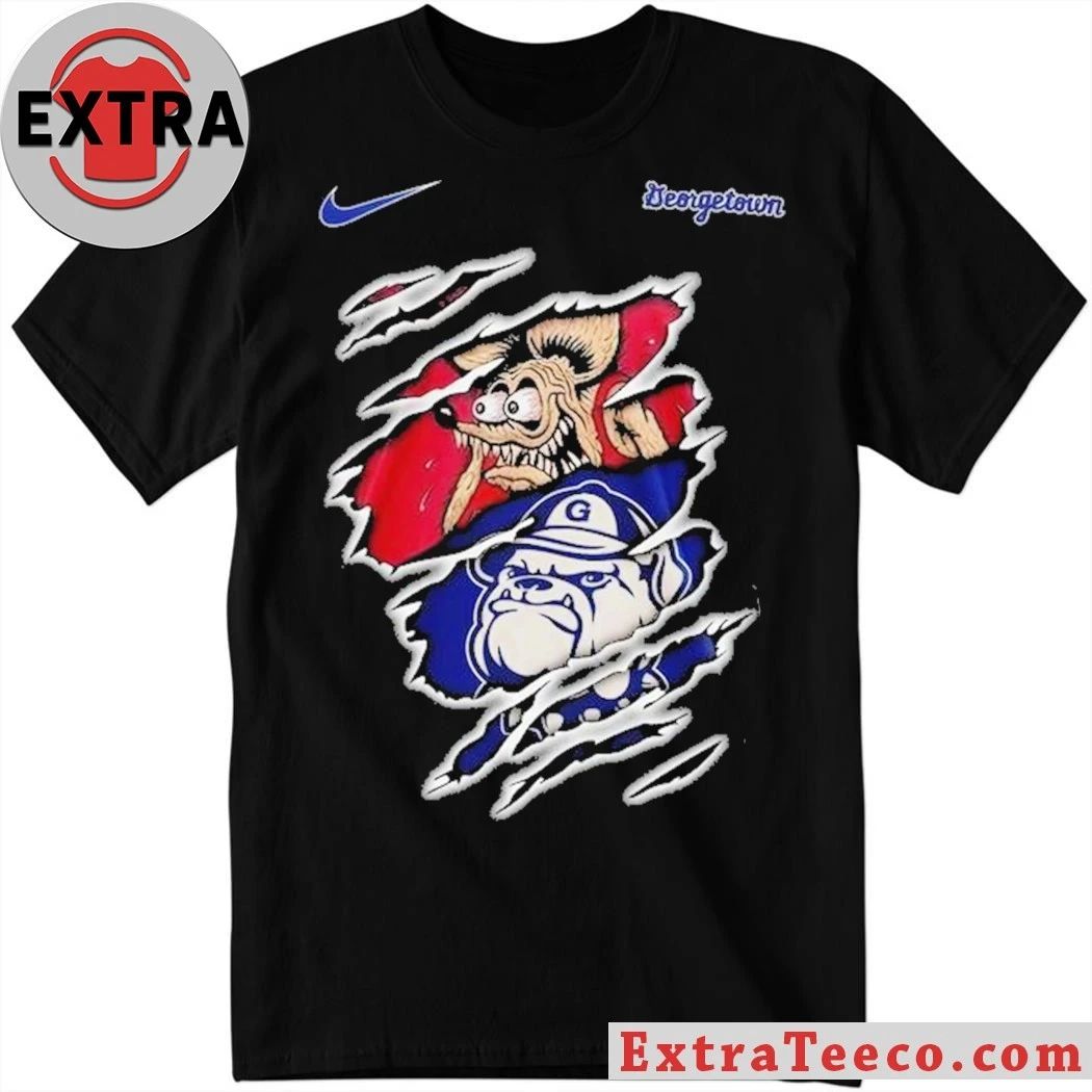Georgetown Hoyas NCAA Varsity Savage Logo T-Shirt Unisex T-shirt, Sweatshirt, Hoodie, Long Sleeve Tee - T-Shirt, Sweatshirt, Hoodie