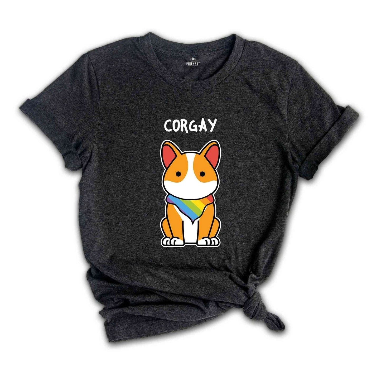Corgay Shirt, Animal Lover Shirt, Cute LGBT Shirt, Pride Rainbow Shirt, Corgi Lo Unisex T-shirt, Sweatshirt, Hoodie, Long Sleeve Tee - T-Shirt, Sweatshirt, Hoodie