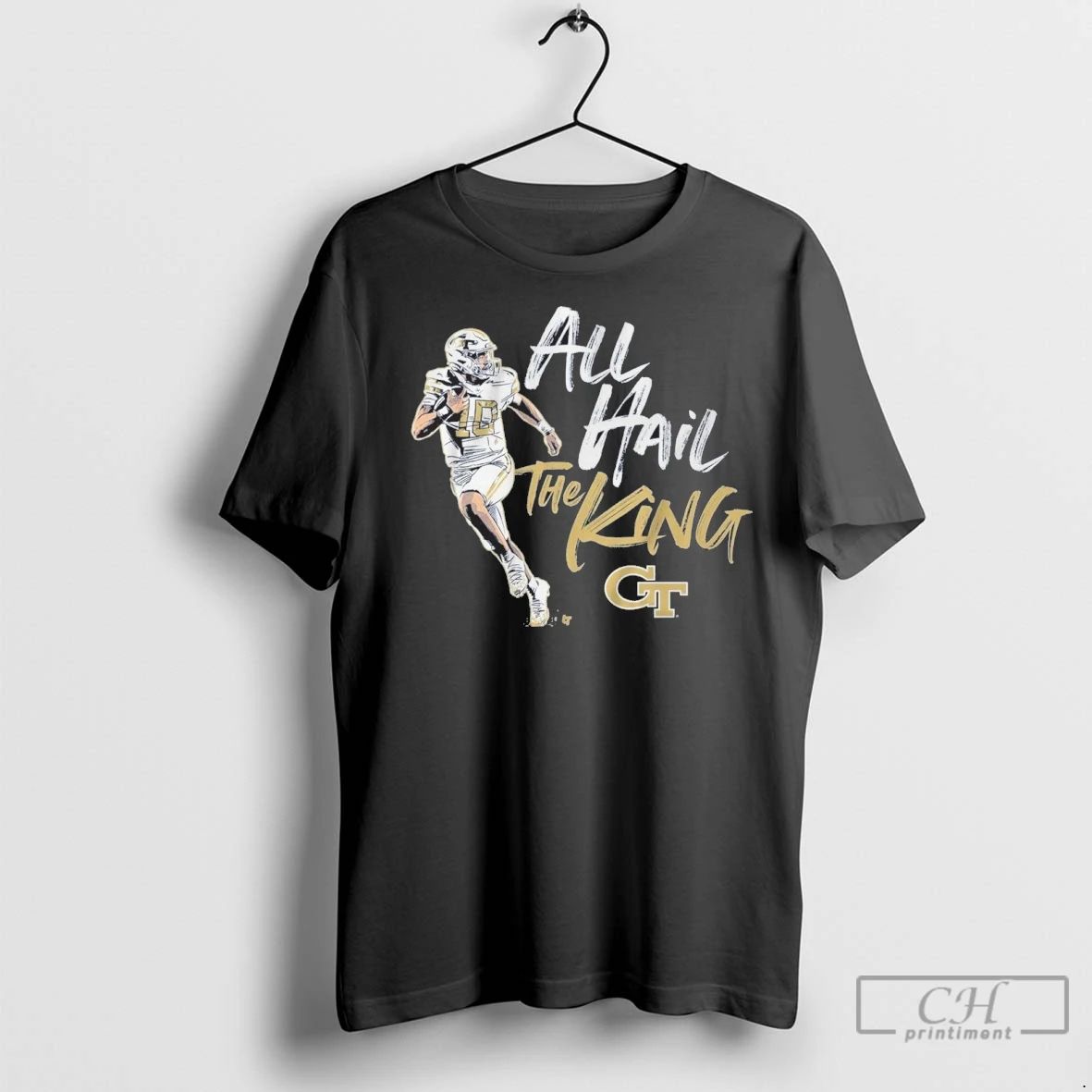 Premium Georgia Tech Football All Hail Haynes King Unisex T-shirt, Sweatshirt, Hoodie, Long Sleeve Tee - T-Shirt, Sweatshirt, Hoodie