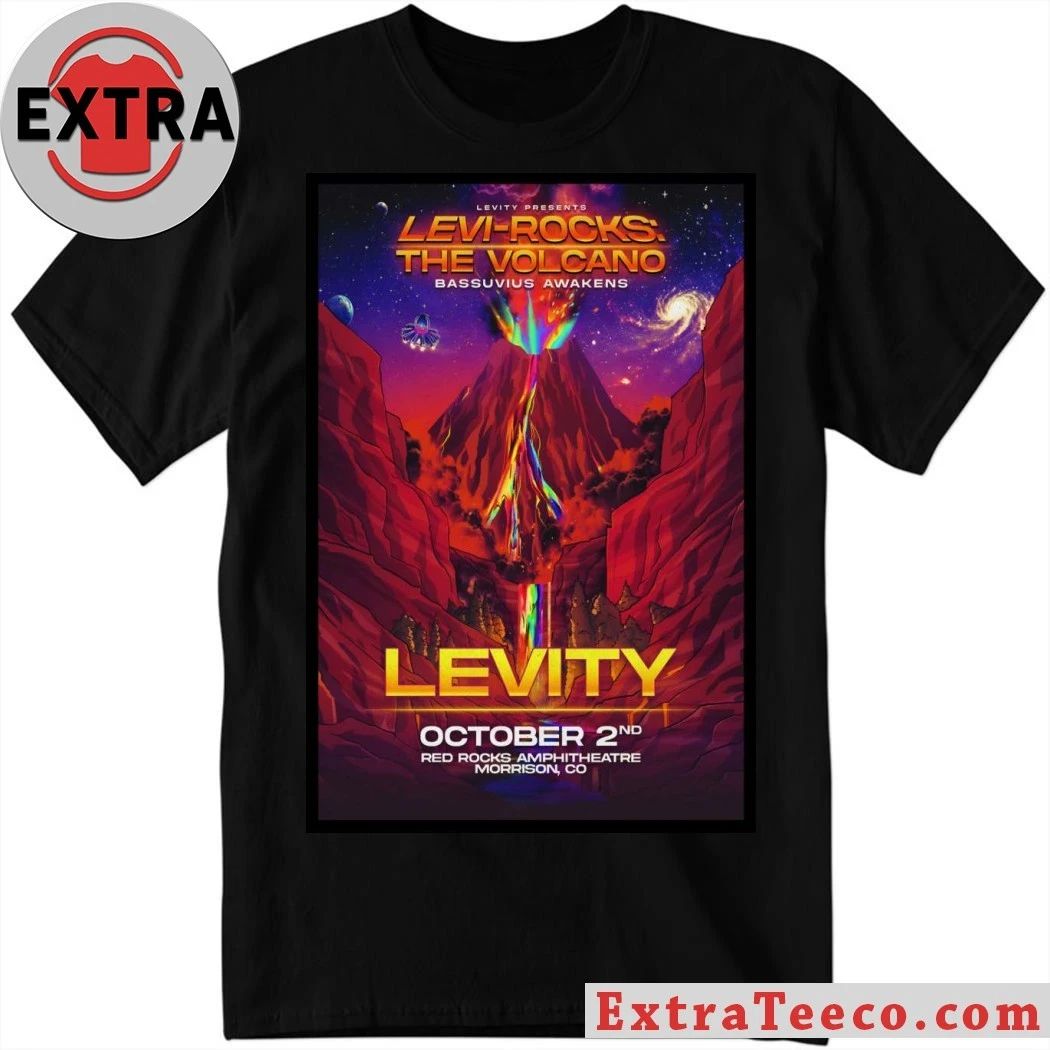 Original Levity Tour Morrison CO On Oct 2 2026 Poster Shirt Unisex T-shirt, Sweatshirt, Hoodie, Long Sleeve Tee - T-Shirt, Sweatshirt, Hoodie