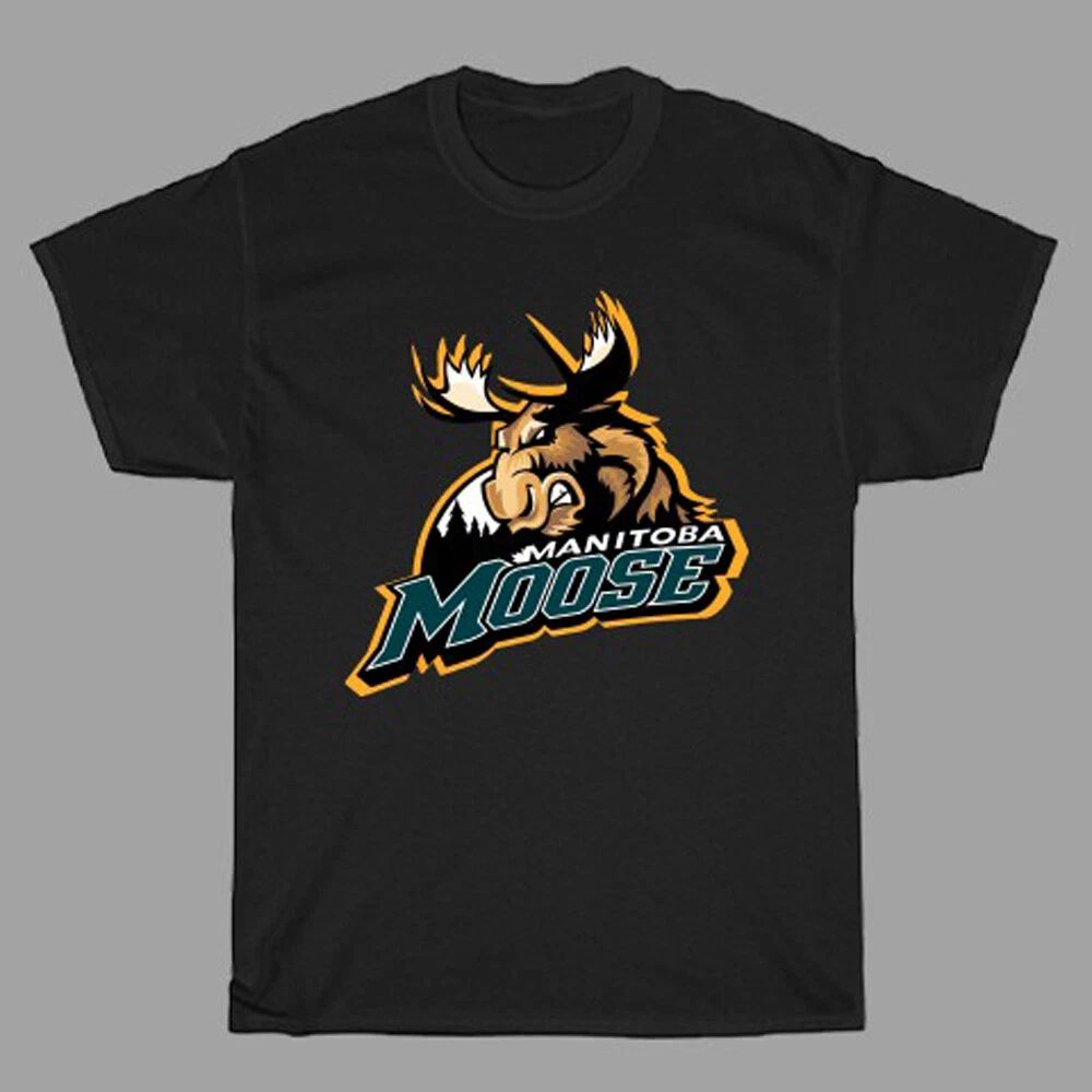 Manitoba Moose Team Men's Black Size S to 5XL Unisex T-shirt, Sweatshirt, Hoodie, Long Sleeve Tee - T-Shirt, Sweatshirt, Hoodie