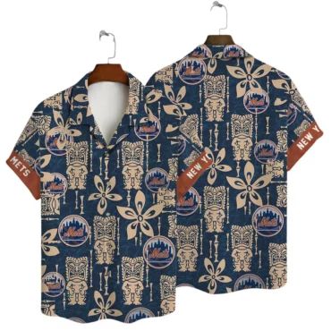 New York Mets Summer Swing Hawaiian Shirt Unisex T-shirt, Sweatshirt, Hoodie, Long Sleeve Tee - T-Shirt, Sweatshirt, Hoodie