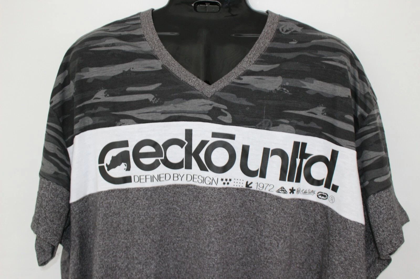 ECKO UNLTD S/S MULTI-COLOR V-NECK T-SHIRT SZ:3XL 3X XXXL NWT Unisex T-shirt, Sweatshirt, Hoodie, Long Sleeve Tee - T-Shirt, Sweatshirt, Hoodie