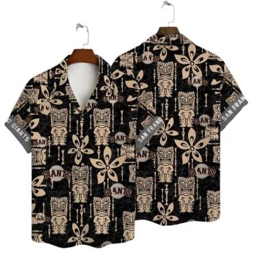 San Francisco Giants Tiki Vibes Hawaiian Shirt Unisex T-shirt, Sweatshirt, Hoodie, Long Sleeve Tee - T-Shirt, Sweatshirt, Hoodie