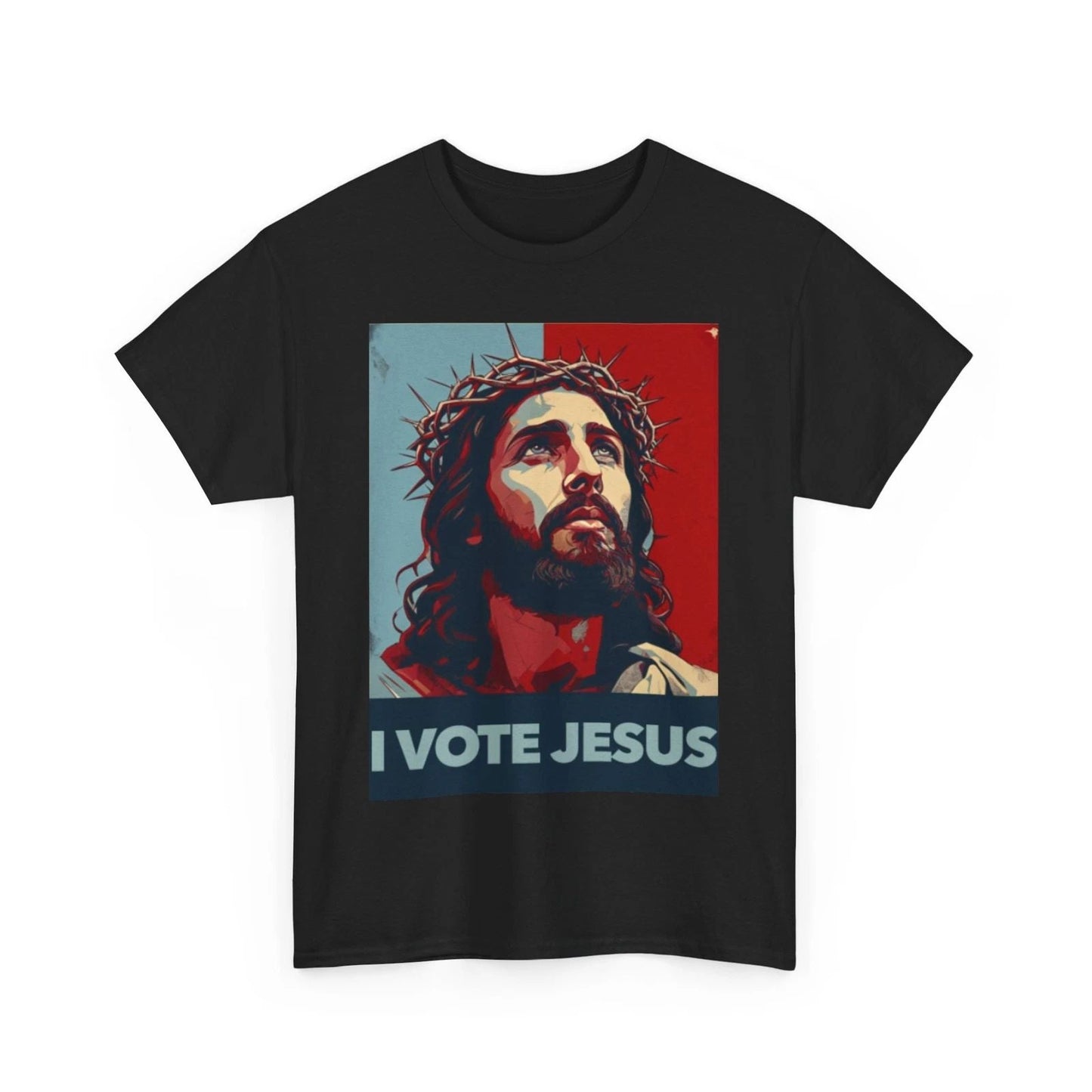I Vote Jesus T Shirt Cotton Mens XL Black All Sizes Unisex T-shirt, Sweatshirt, Hoodie, Long Sleeve Tee - T-Shirt, Sweatshirt, Hoodie