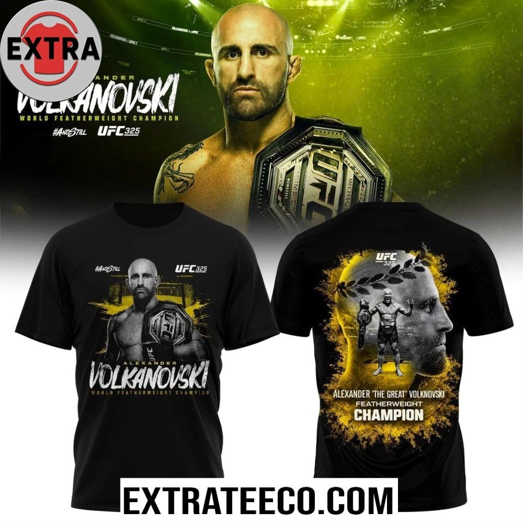 Alexander Volkanovski UFC 325 Featherweight Champion T-Shirt Unisex T-shirt, Sweatshirt, Hoodie, Long Sleeve Tee - T-Shirt, Sweatshirt, Hoodie