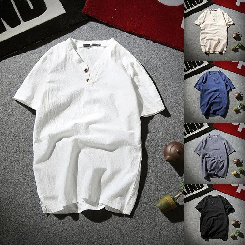 Short Sleeve Shirts Tee Men Tops T-Shirtplain Solid Color Casual V Neck * Unisex T-shirt, Sweatshirt, Hoodie, Long Sleeve Tee - T-Shirt, Sweatshirt, Hoodie
