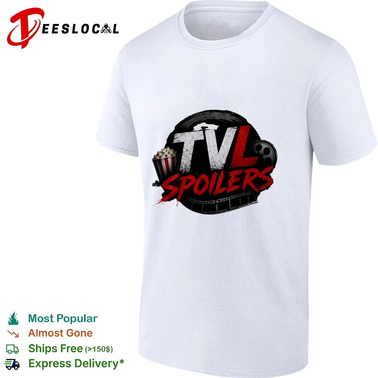 TVL Spoilers Movie Spoiler Lover Cinema T-shirt Unisex T-shirt, Sweatshirt, Hoodie, Long Sleeve Tee - T-Shirt, Sweatshirt, Hoodie