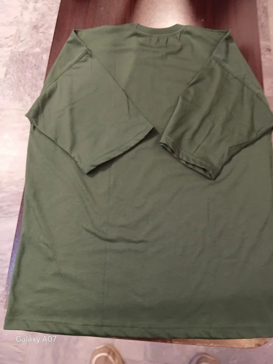 Classic Olive Green Long Sleeve Crew Neck T-Shirt Unisex T-shirt, Sweatshirt, Hoodie, Long Sleeve Tee - T-Shirt, Sweatshirt, Hoodie