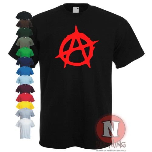 T-Shirt ANARCHY Chaos Punk Rtro Hommage Aux Sex Pistols Anti-Establishment Unisex T-shirt, Sweatshirt, Hoodie, Long Sleeve Tee - T-Shirt, Sweatshirt, Hoodie