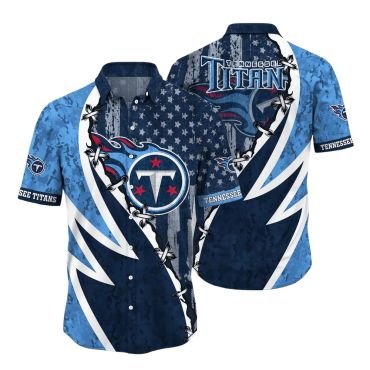 Tennessee Titans Lightning Stars Hawaiian Shirt Unisex T-shirt, Sweatshirt, Hoodie, Long Sleeve Tee - T-Shirt, Sweatshirt, Hoodie