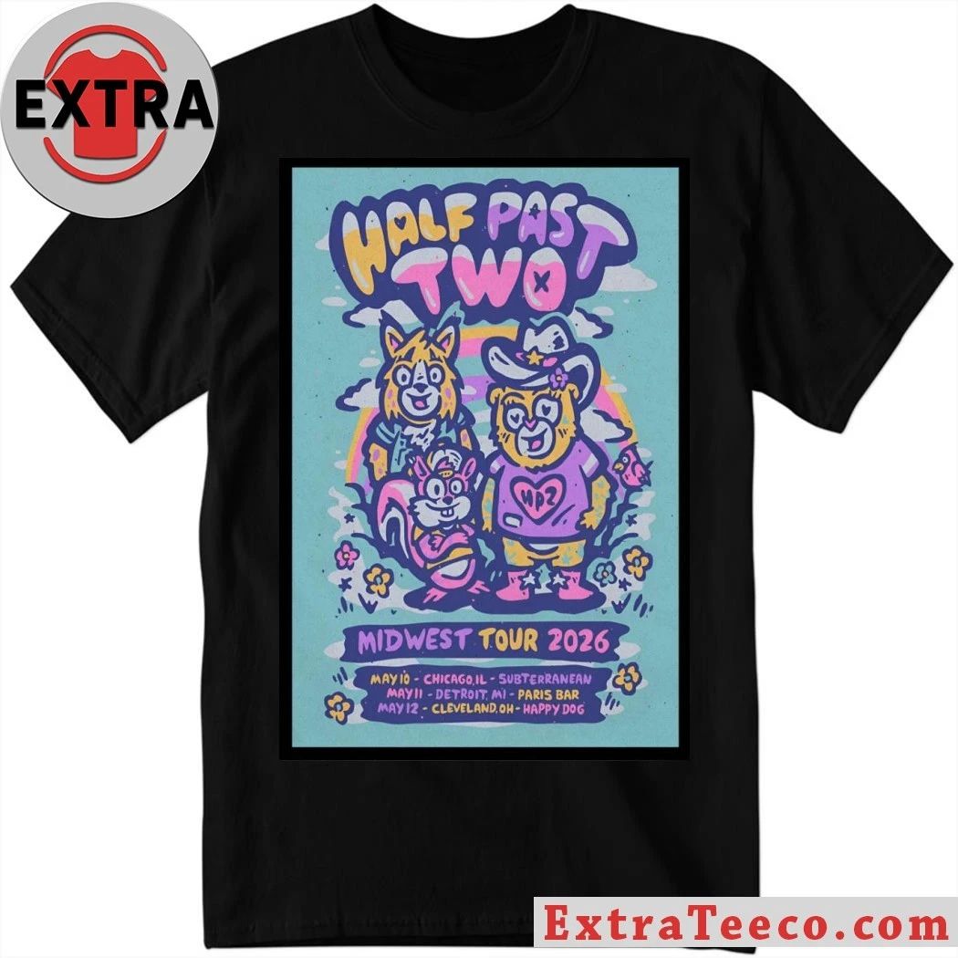 Original Half Past Two May 10 2026 Chicago IL Poster Shirt Unisex T-shirt, Sweatshirt, Hoodie, Long Sleeve Tee - T-Shirt, Sweatshirt, Hoodie