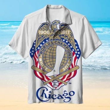 Chicago White Sox World Champions Hawaiian Shirt Unisex T-shirt, Sweatshirt, Hoodie, Long Sleeve Tee - T-Shirt, Sweatshirt, Hoodie