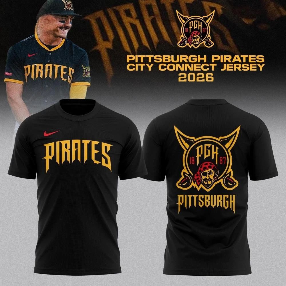 Pirates 2026 City Connect Limited Edition T-shirt Unisex T-shirt, Sweatshirt, Hoodie, Long Sleeve Tee - T-Shirt, Sweatshirt, Hoodie