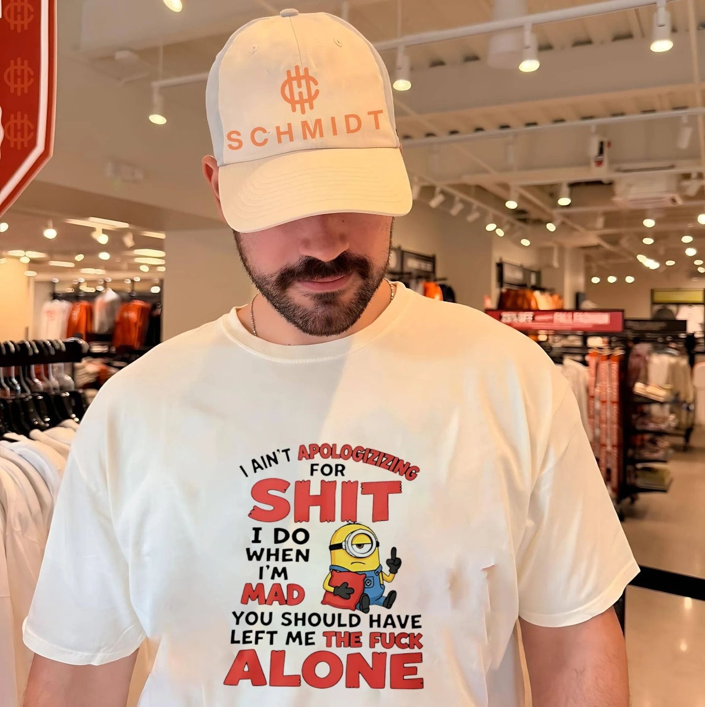 I aint apologizizing for shit I do when Im mad you should have left me the fuck alone Minion shirt - T-Shirt, Sweatshirt, Hoodie