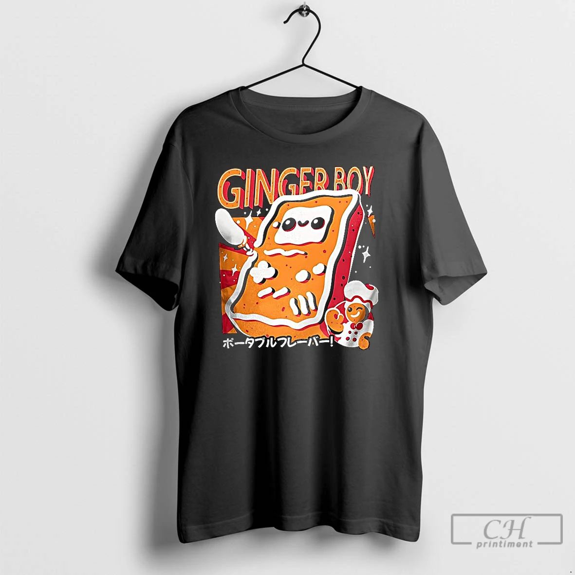 Premium Gingerboy Gingerbread Handheld Game Console Christmas T Shirts Unisex T-shirt, Sweatshirt, Hoodie, Long Sleeve Tee - T-Shirt, Sweatshirt, Hoodie