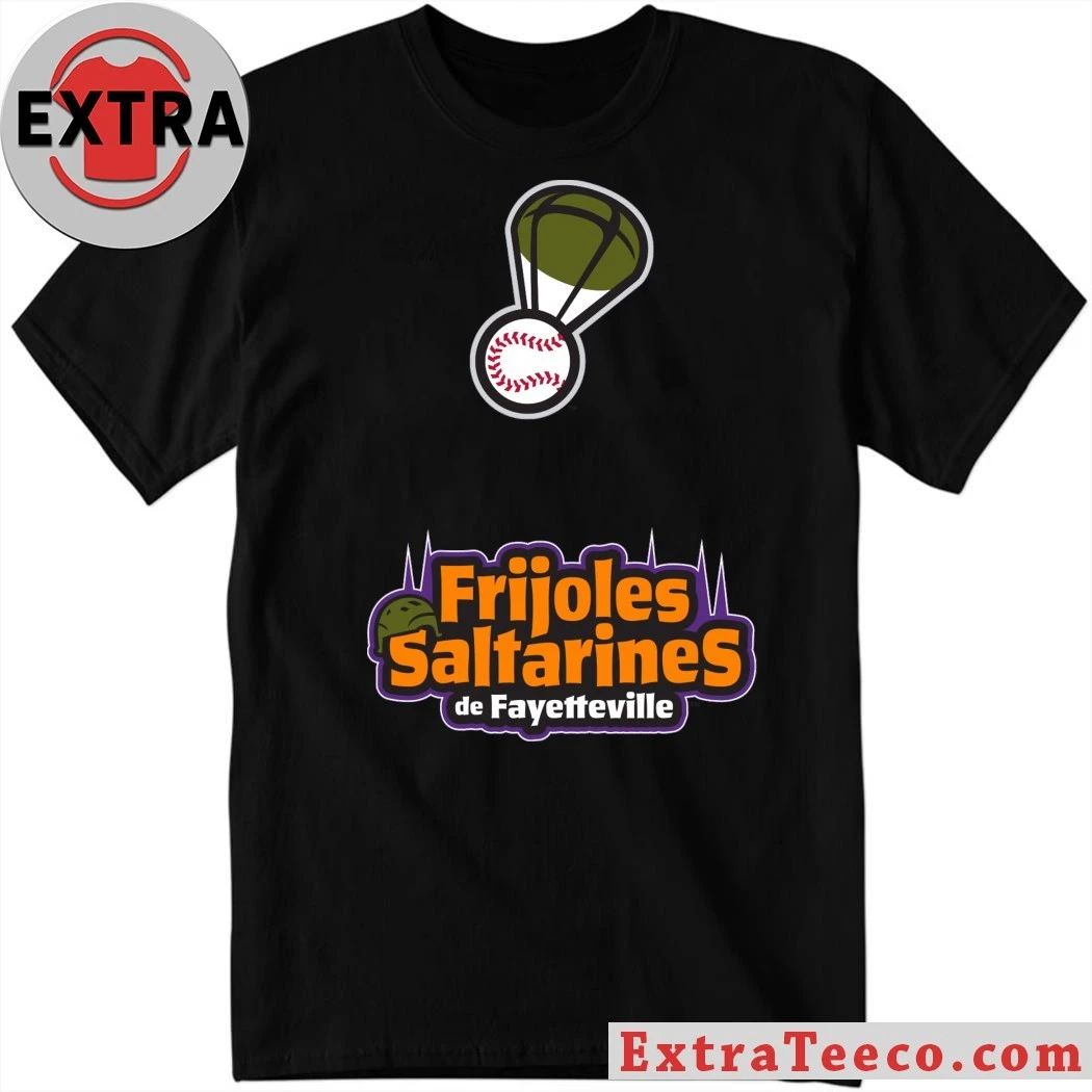 Frijoles Saltarines de Fayetteville baseball team logo Shirt Unisex T-shirt, Sweatshirt, Hoodie, Long Sleeve Tee - T-Shirt, Sweatshirt, Hoodie