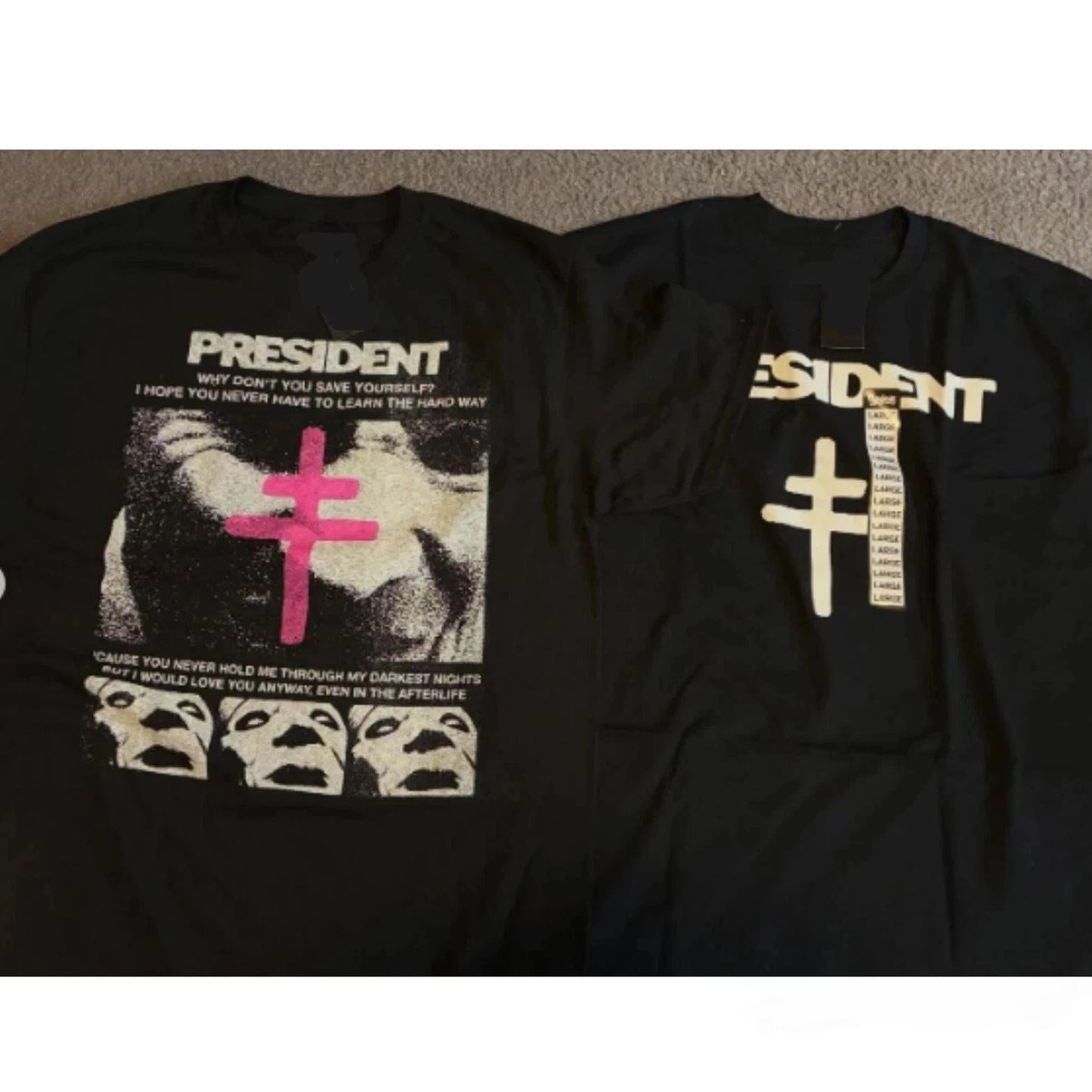 President Merch Tour 2026 T-Shirt Reprint Unisex T-shirt, Sweatshirt, Hoodie, Long Sleeve Tee - T-Shirt, Sweatshirt, Hoodie