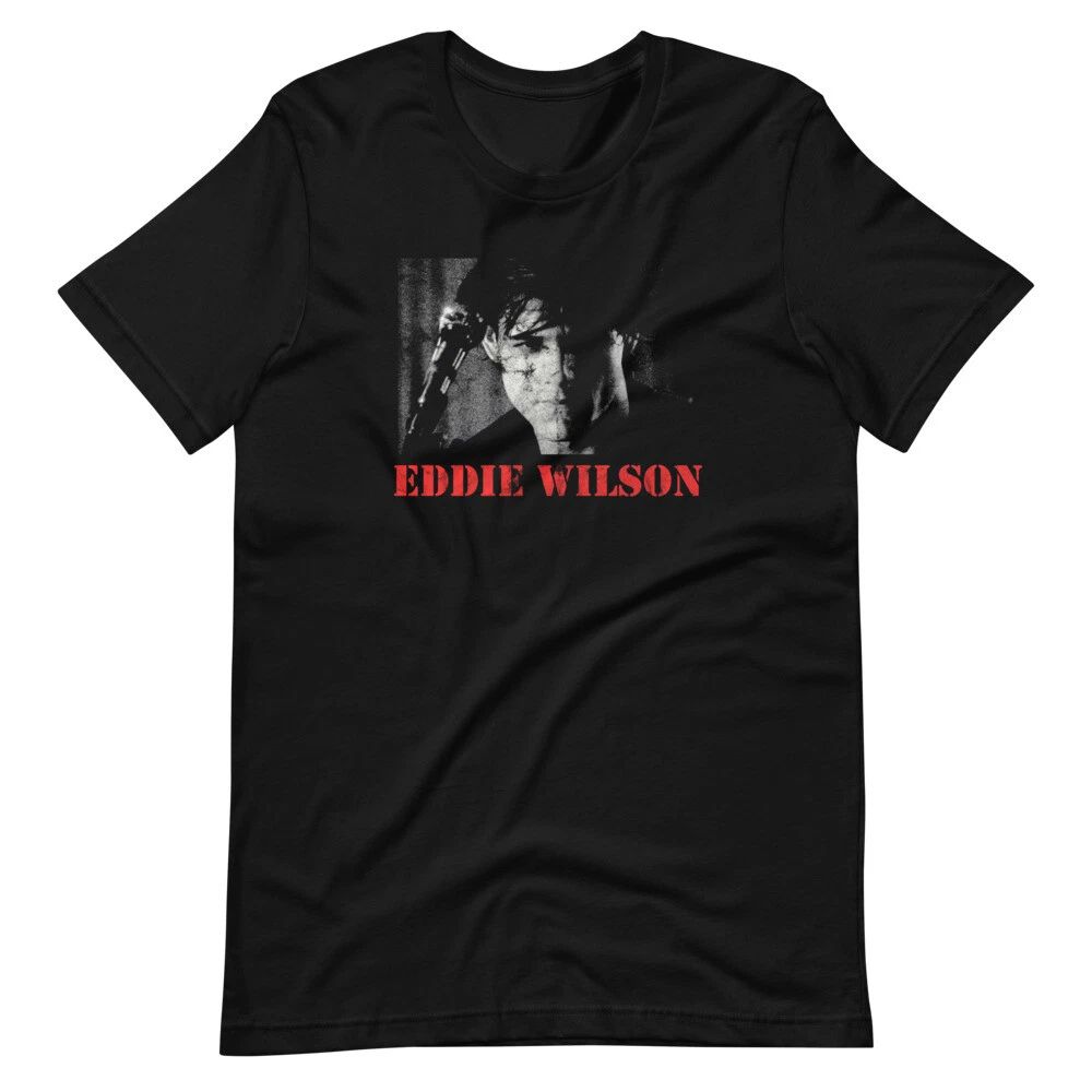 EDDIE WILSON Eddie and the Cruisers Black Graphic Tee Short-Sleeve T-Shirt Unisex T-shirt, Sweatshirt, Hoodie, Long Sleeve Tee - T-Shirt, Sweatshirt, Hoodie