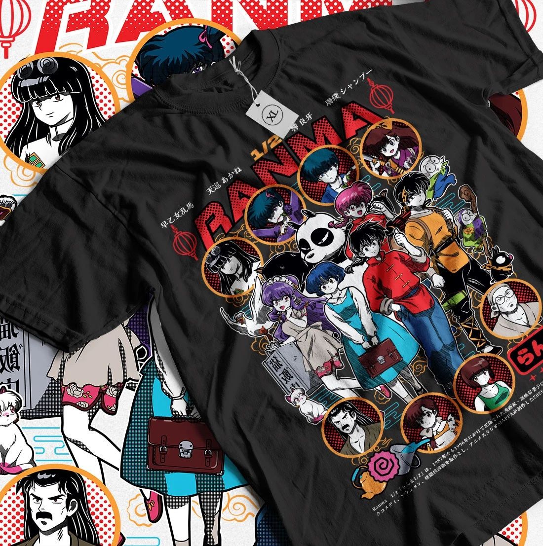 Ranma 1/2  T-shirt Shampoo RumikoTakahashi Girl Kawaii Funny Anime Tee All Size Unisex T-shirt, Sweatshirt, Hoodie, Long Sleeve Tee - T-Shirt, Sweatshirt, Hoodie