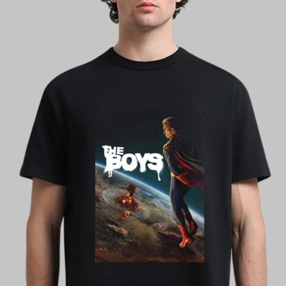The Boys Season 5 Homelander Watching The World Destroyed T-Shirt Unisex S-3XL Unisex T-shirt, Sweatshirt, Hoodie, Long Sleeve Tee - T-Shirt, Sweatshirt, Hoodie