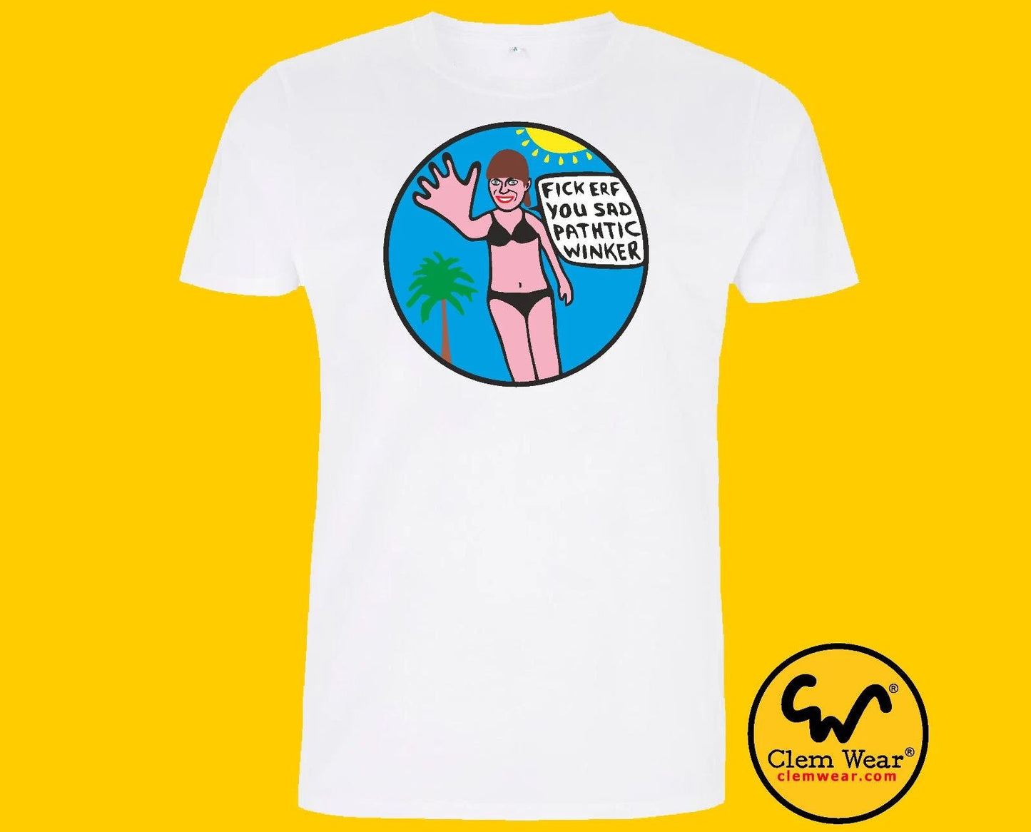 Rik Mayall Bottom tshirt tee t-shirt FICK ERF art funny comedy carbon neutral Unisex T-shirt, Sweatshirt, Hoodie, Long Sleeve Tee - T-Shirt, Sweatshirt, Hoodie