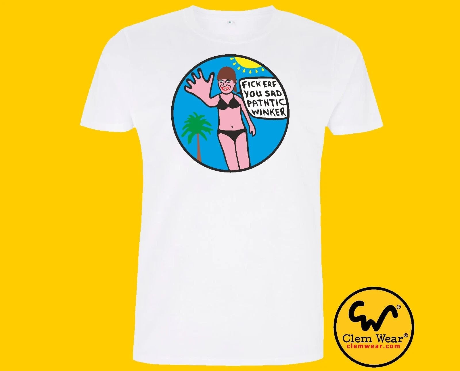 Rik Mayall Bottom tshirt tee t-shirt FICK ERF art funny comedy carbon neutral Unisex T-shirt, Sweatshirt, Hoodie, Long Sleeve Tee - T-Shirt, Sweatshirt, Hoodie