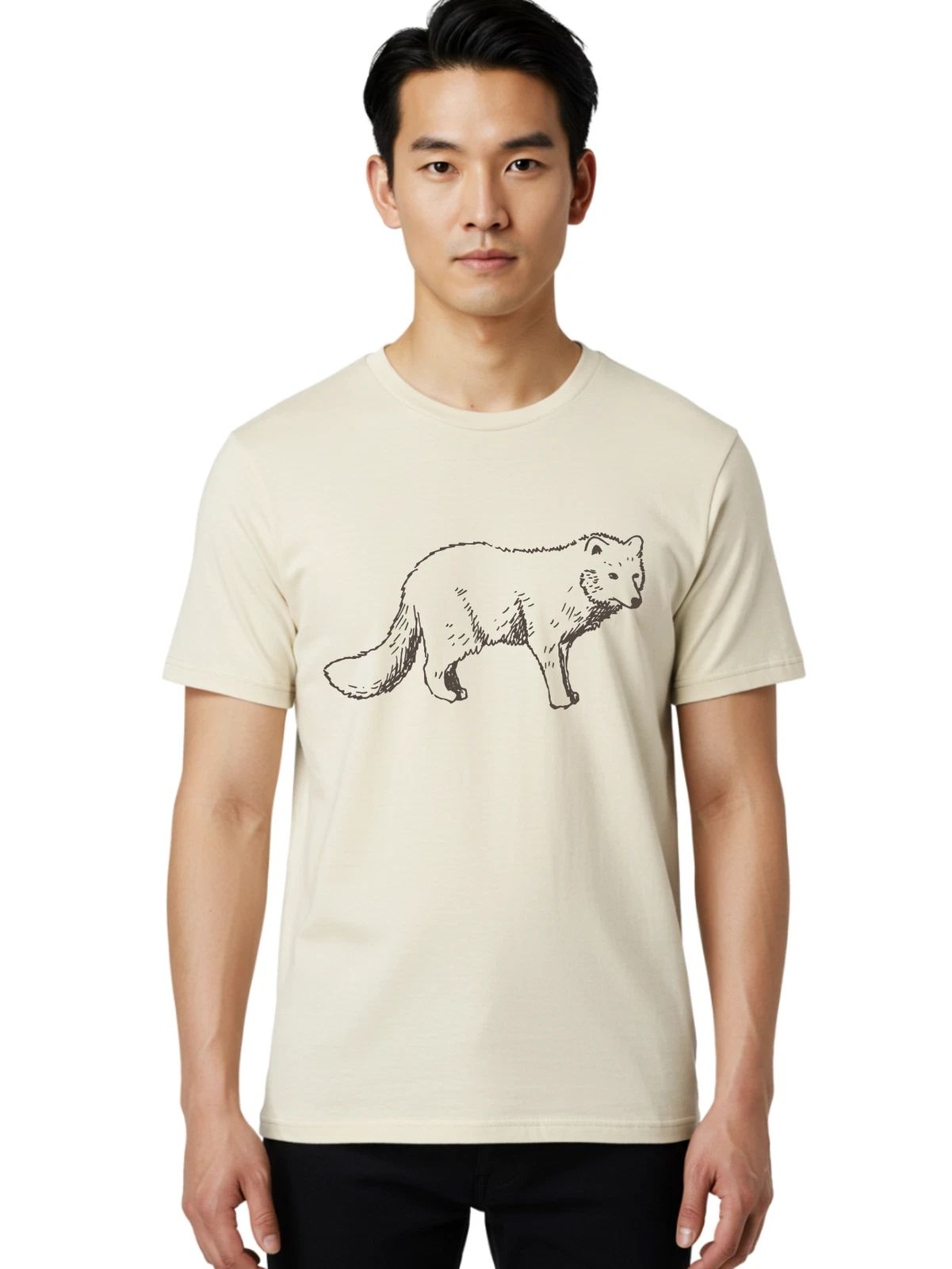 Fox Mens Graphic Tee, 100% Cotton, Casual Summer Wear Unisex T-shirt, Sweatshirt, Hoodie, Long Sleeve Tee - T-Shirt, Sweatshirt, Hoodie