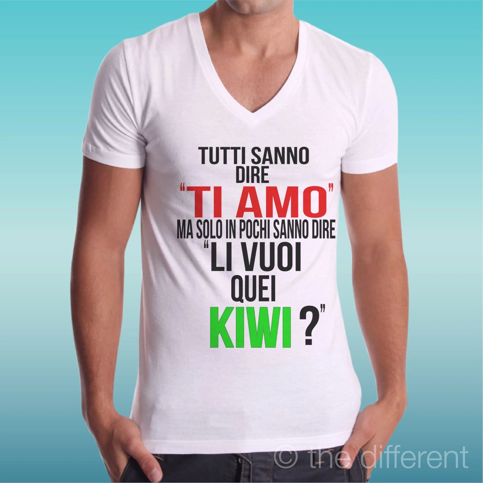 T-shirt White V Neck " I Love You Li Would You like To Quei Kiwi? " Gift Idea Unisex T-shirt, Sweatshirt, Hoodie, Long Sleeve Tee - T-Shirt, Sweatshirt, Hoodie