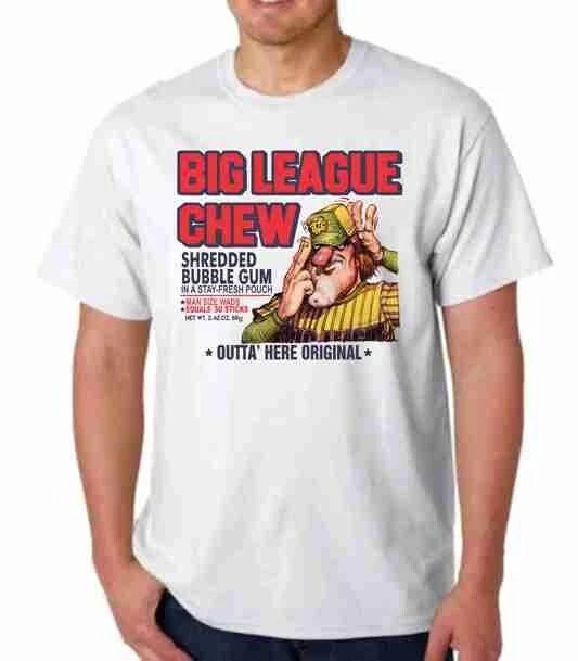 BIG LEAGUE CHEW T-SHIRT TEE- GUM BASEBALL BEAUTIFUL GRAPHICS! YANKEES METS Unisex T-shirt, Sweatshirt, Hoodie, Long Sleeve Tee - T-Shirt, Sweatshirt, Hoodie