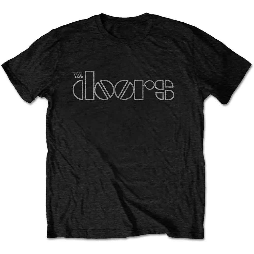 The Doors Logo Official Tee T-Shirt Mens Unisex Unisex T-shirt, Sweatshirt, Hoodie, Long Sleeve Tee - T-Shirt, Sweatshirt, Hoodie
