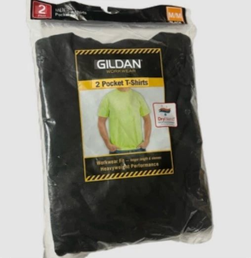 GILDAN WORKWEAR MENS POCKET T SHIRTS 2 PK BLACK Unisex T-shirt, Sweatshirt, Hoodie, Long Sleeve Tee - T-Shirt, Sweatshirt, Hoodie
