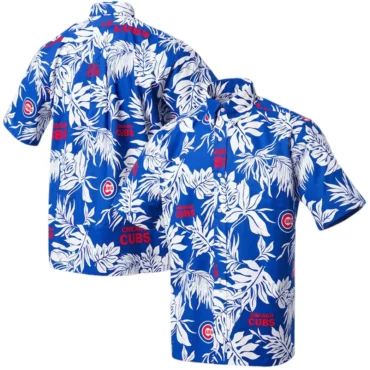 Chicago Cubs Tropical Breeze Hawaiian Shirt Unisex T-shirt, Sweatshirt, Hoodie, Long Sleeve Tee - T-Shirt, Sweatshirt, Hoodie