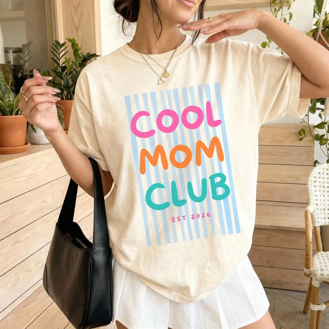 Personalized Cool Mom Club Shirt, Mom T Shirt, Funny Mom Gift S-3XL Unisex T-shirt, Sweatshirt, Hoodie, Long Sleeve Tee - T-Shirt, Sweatshirt, Hoodie