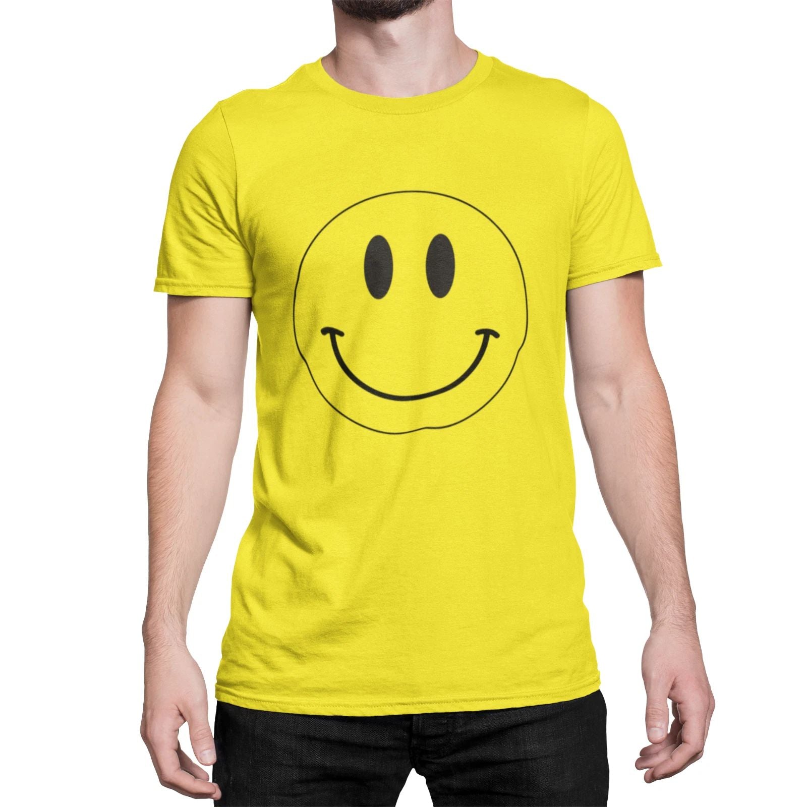 Acid Rave Face Mens  T-Shirt Retro Dance Music Tee 80s 90s Fancy Dress Unisex T-shirt, Sweatshirt, Hoodie, Long Sleeve Tee - T-Shirt, Sweatshirt, Hoodie